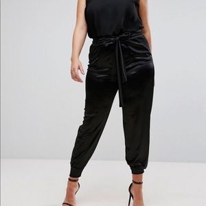 Club L Plus Satin Peg Pants